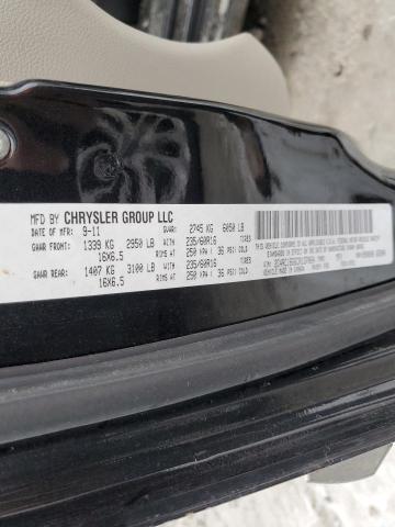 2C4RC1BG6CR137064 - 2012 CHRYSLER TOWN & COU TOURING 黑色 照片 12