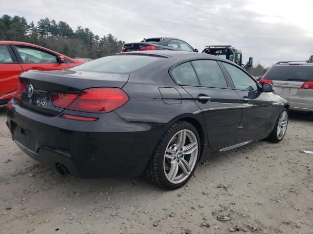WBA6D2C59GGT66068 - 2016 BMW 640 XI GRAN COUPE BLACK photo 3