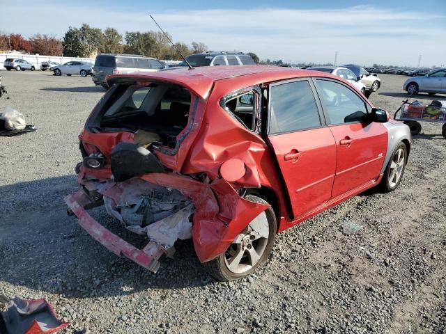 JM1BK143551299838 - 2005 MAZDA 3 HATCHBACK RED photo 3