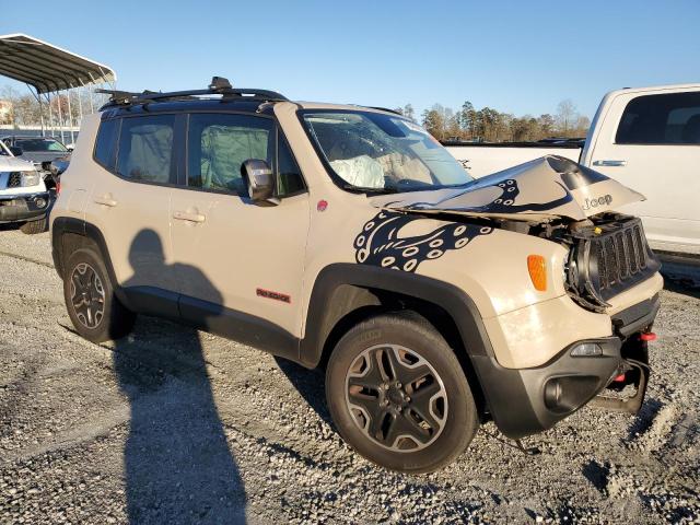 ZACCJBCTXGPE13947 - 2016 JEEP RENEGADE TRAILHAWK TAN photo 4