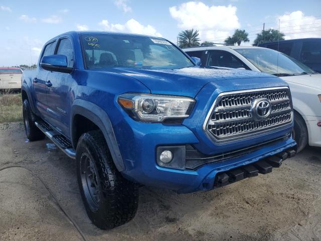 5TFCZ5AN0GX039876 - 2016 TOYOTA TACOMA DOUBLE CAB BLUE photo 4