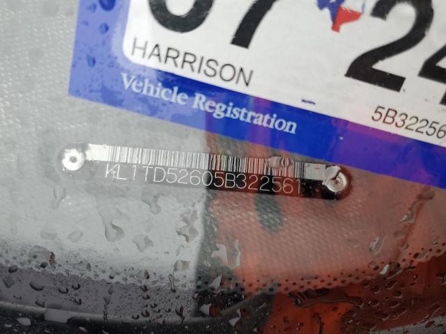 KL1TD52605B322561 - 2005 CHEVROLET AVEO BASE Ağ foto 12