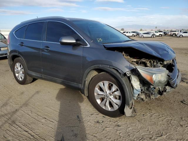 2HKRM4H74EH606450 - 2014 HONDA CR-V EXL GRAY photo 4