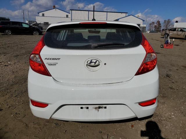 KMHCU5AE7DU077757 - 2013 HYUNDAI ACCENT GLS WHITE photo 6