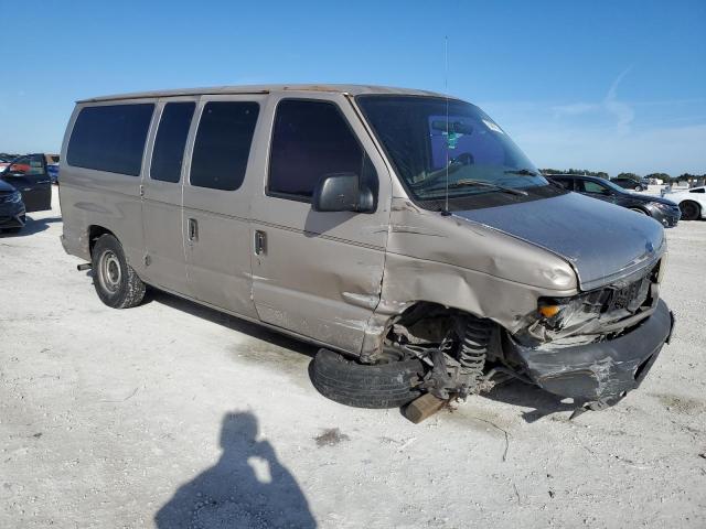 1FMRE11WX1HA03343 - 2001 FORD ECONOLINE E150 WAGON TAN photo 4