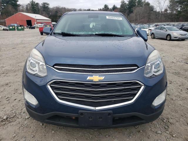 2GNFLFEK1G6150268 - 2016 CHEVROLET EQUINOX LT BLUE photo 5