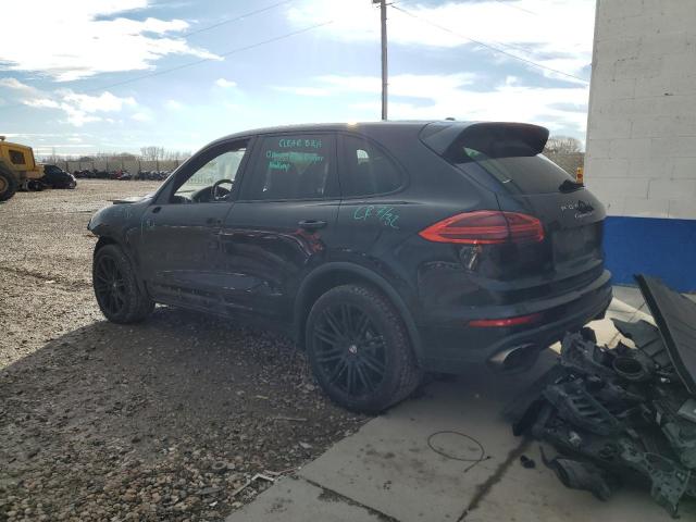 WP1AC2A27FLA80538 - 2015 PORSCHE CAYENNE TURBO BLACK photo 2