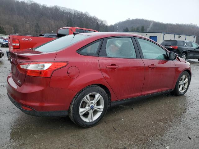 1FADP3F2XEL378202 - 2014 FORD FOCUS SE RED photo 3