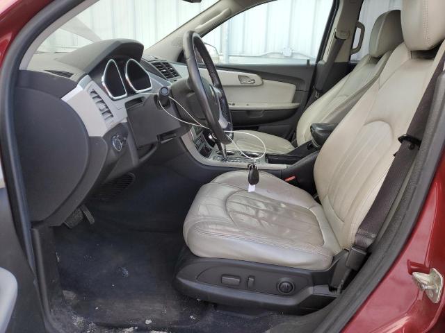 1GNLVHED6AJ204846 - 2010 CHEVROLET TRAVERSE LTZ RED photo 7