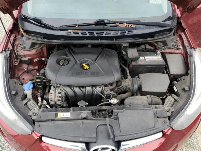 5NPDH4AE5FH588906 - 2015 HYUNDAI ELANTRA SE RED photo 11