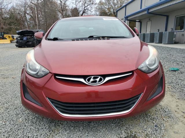 5NPDH4AE5FH588906 - 2015 HYUNDAI ELANTRA SE RED photo 5