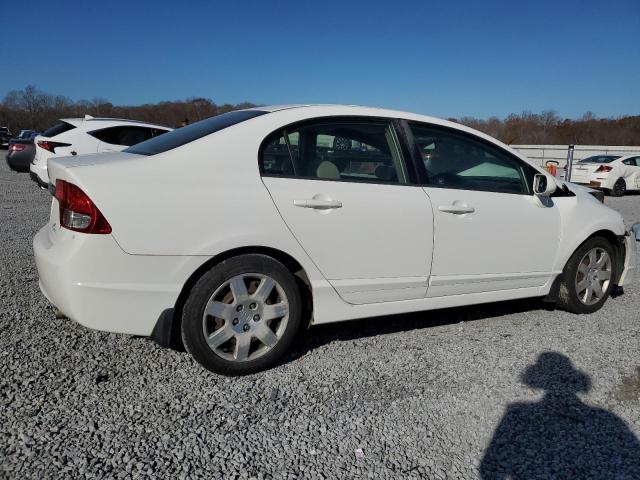 2HGFA16549H306631 - 2009 HONDA CIVIC LX WHITE photo 3