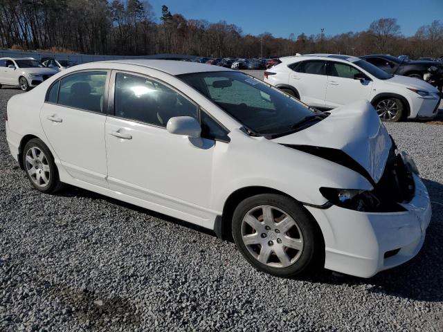 2HGFA16549H306631 - 2009 HONDA CIVIC LX WHITE photo 4