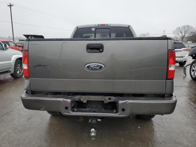 1FTRF14575NA65312 - 2005 FORD F150 GRAY photo 6