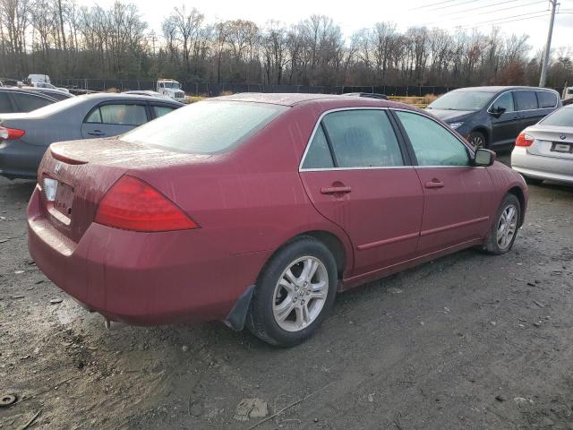 1HGCM56356A107758 - 2006 HONDA ACCORD SE MAROON photo 3