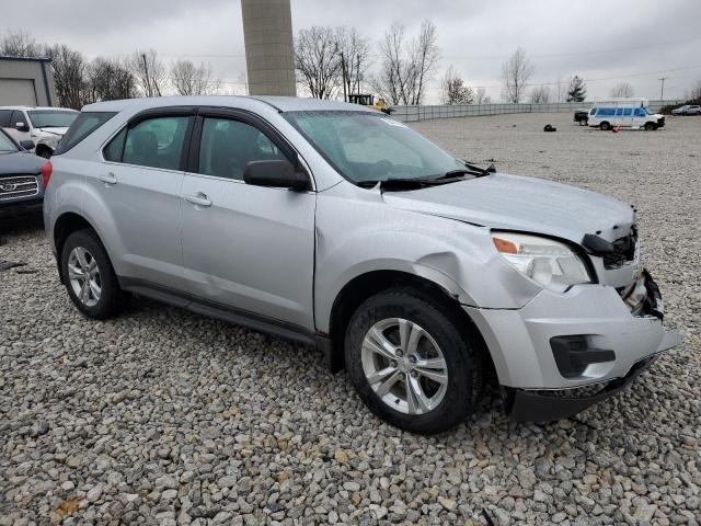 2GNFLCEK1D6301524 - 2013 CHEVROLET EQUINOX LS SILVER photo 4