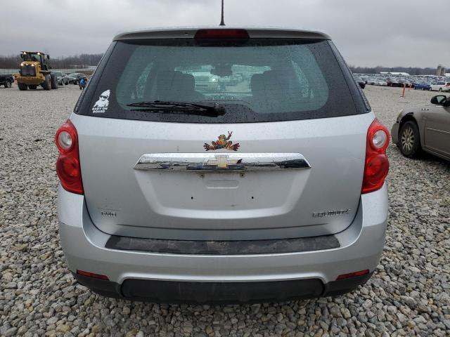 2GNFLCEK1D6301524 - 2013 CHEVROLET EQUINOX LS SILVER photo 6