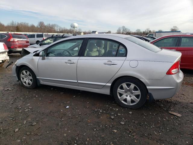 2HGFA1F53AH314255 - 2010 HONDA CIVIC LX SILVER photo 2