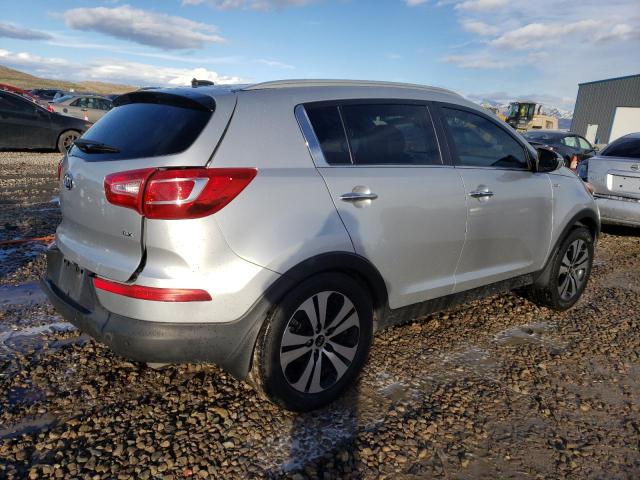 KNDPCCA22C7179628 - 2012 KIA SPORTAGE EX SILVER photo 3