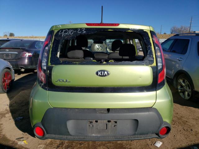 KNDJP3A57E7729820 - 2014 KIA SOUL + GREEN photo 6