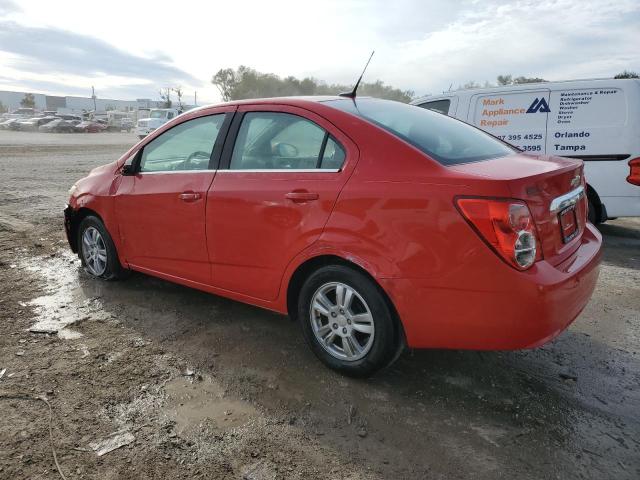 1G1JC5SH0D4223609 - 2013 CHEVROLET SONIC LT RED photo 2