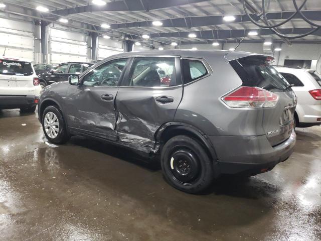 JN8AT2MV0GW136864 - 2016 NISSAN ROGUE S GRAY photo 2