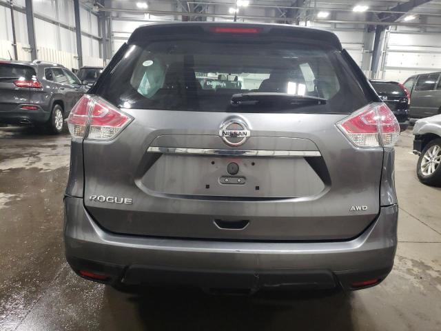 JN8AT2MV0GW136864 - 2016 NISSAN ROGUE S GRAY photo 6