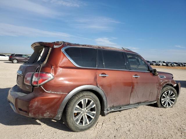 JN8AY2ND2JX002639 - 2018 NISSAN ARMADA SV BROWN photo 3