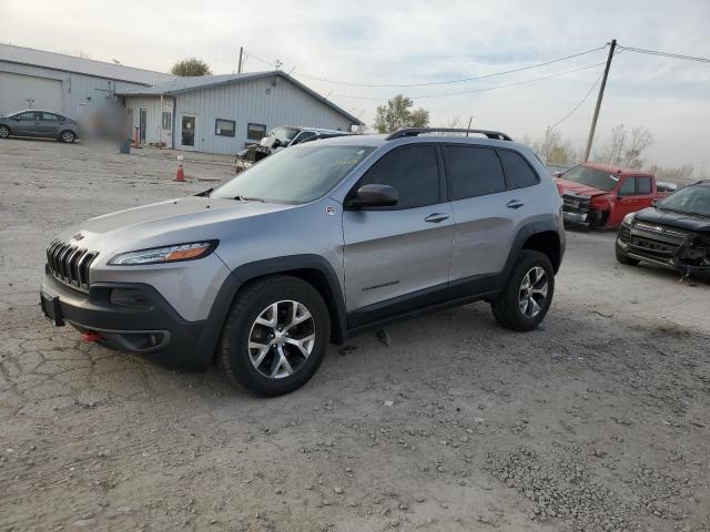 1C4PJMBB9HW536536 - 2017 JEEP CHEROKEE TRAILHAWK SILVER photo 1