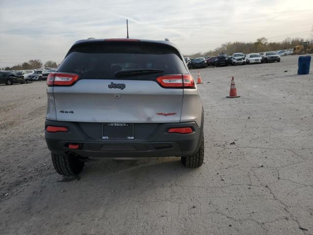 1C4PJMBB9HW536536 - 2017 JEEP CHEROKEE TRAILHAWK SILVER photo 6