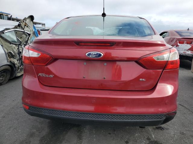 1FADP3F20EL139130 - 2014 FORD FOCUS SE RED photo 6