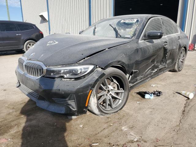 3MW5R7J06L8B08875 - 2020 BMW 330XI BLACK photo 1