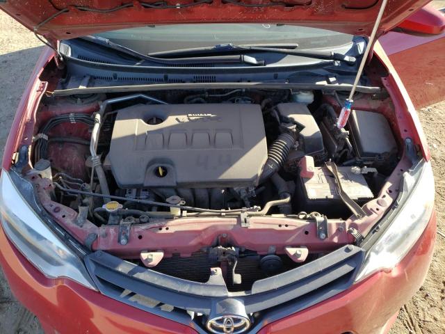 5YFBURHE5GP563823 - 2016 TOYOTA COROLLA L BURGUNDY photo 11