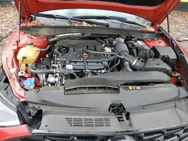 5NPEJ4J28NH138728 - 2022 HYUNDAI SONATA SEL PLUS RED photo 11