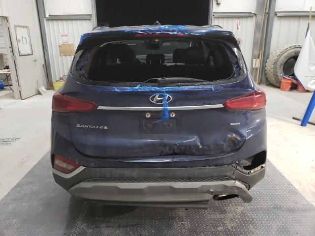 5NMS2CAD8LH179527 - 2020 HYUNDAI SANTA FE SE BLUE photo 6