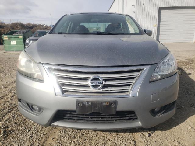 3N1AB7AP7DL619015 - 2013 NISSAN SENTRA S GRAY photo 5