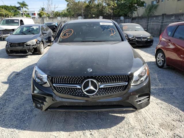 WDC0J4KB7KF629624 - 2019 MERCEDES-BENZ GLC COUPE 300 4MATIC BLACK photo 5