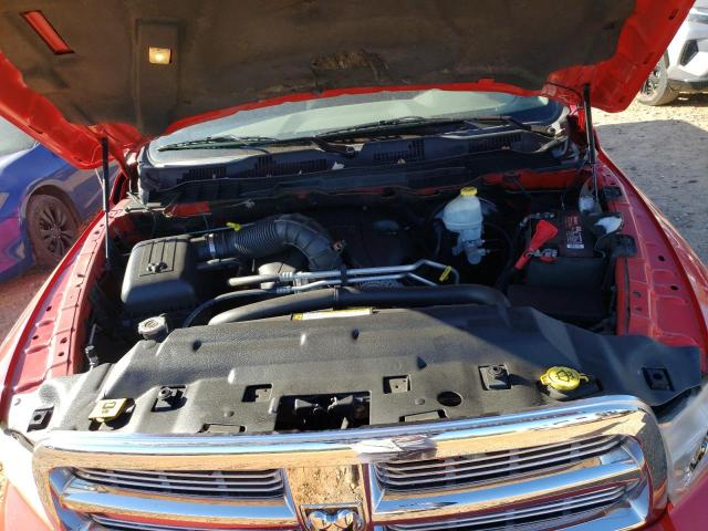1D7RB1CT9AS213540 - 2010 DODGE RAM 1500 RED photo 11