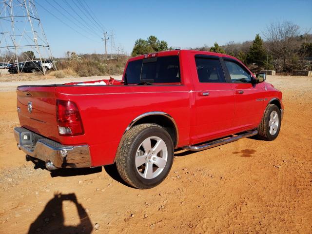 1D7RB1CT9AS213540 - 2010 DODGE RAM 1500 RED photo 3