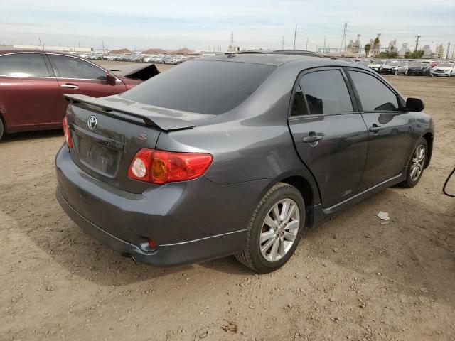 2T1BU4EE0AC319978 - 2010 TOYOTA COROLLA AU BASE GRAY photo 3