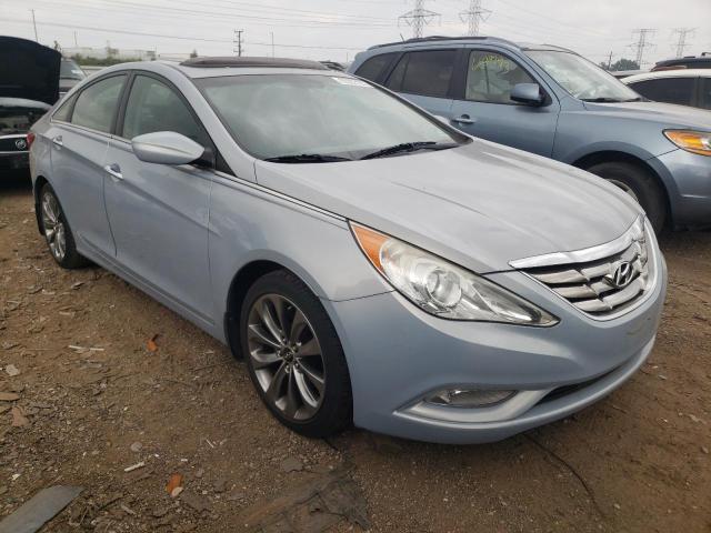 5NPEC4ABXBH186222 - 2011 HYUNDAI SONATA SE BLUE photo 4