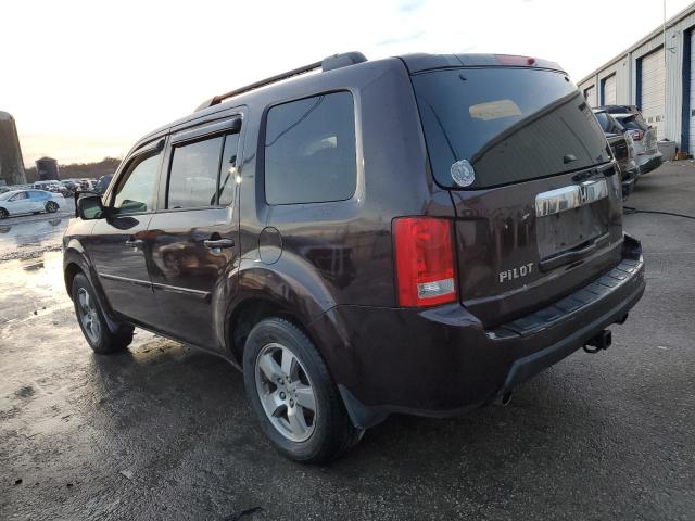 5FNYF38609B004432 - 2009 HONDA PILOT EXL BURGUNDY photo 2