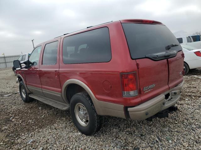 1FMNU45S35ED47159 - 2005 FORD EXCURSION EDDIE BAUER RED photo 2