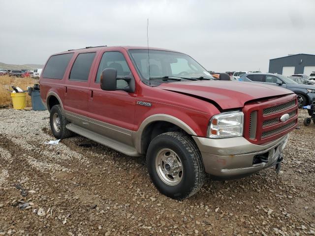 1FMNU45S35ED47159 - 2005 FORD EXCURSION EDDIE BAUER RED photo 4