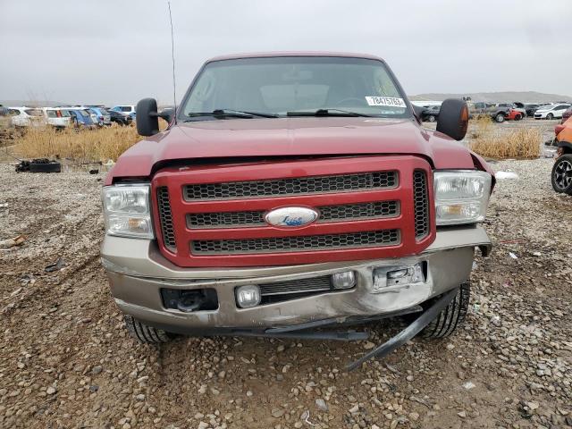 1FMNU45S35ED47159 - 2005 FORD EXCURSION EDDIE BAUER RED photo 5