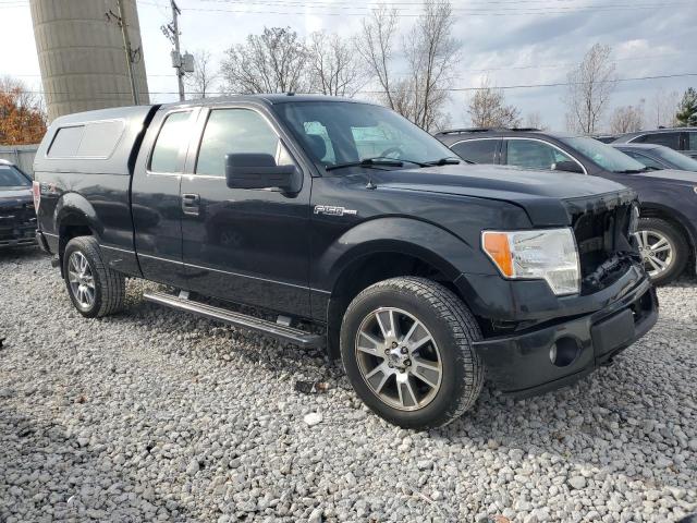 1FTFX1EF9EFC68171 - 2014 FORD F150 SUPER CAB BLACK photo 4