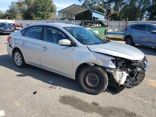 3N1AB7AP0HL698713 - 2017 NISSAN SENTRA S SILVER photo 4