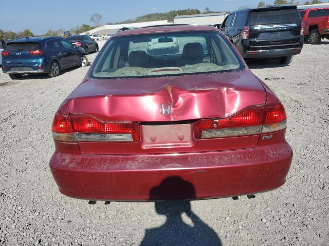 1HGCG16522A051239 - 2002 HONDA ACCORD EX RED photo 6