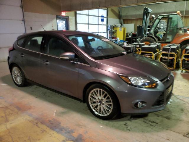 1FADP3N22EL380351 - 2014 FORD FOCUS TITANIUM GRAY photo 4