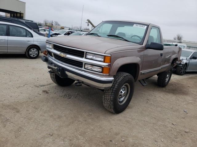 1GCGK24R3TZ104690 - 1996 CHEVROLET SILVERADO K2500 TAN photo 1